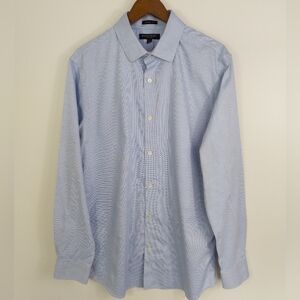 Banana Republic Grant Fit Non Iron Button Down Shirt Size Large
